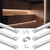 Tiianmai 6Pack 3.3FT/1Meter 19x13 mm Silver LED Aluminum Channel System with Spotless Milky Diffuser Cover,Mounting Clips and End Caps,Easy Cut and Installed Aluminum Profiles.