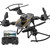 Drone with 4k HD Camera Fpv Remote Control Drone Toys Gifts for Beginners and Adults USB Rc Aerial Drone with Altitude Hold Headless Mode One Key Start Speed Adjustment