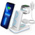 Wireless Charger, 3 in 1 Fast Wireless Charging Station, Wireless Charging Stand Dock 18W Foldable for Apple Watch SE/7/6/5/4/3/2 AirPods 3/2/Pro iPhone 13/12/11/Pro/XS/Xs Max/XR/X/SE/8/8 Plus