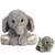 Aurora World Lil Benny Phant Bundle, with Grey Plush Elephant and Plush Baby Rattle