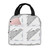 Reusable Lunch Tote Bag Math Funny Hippo Triangle Insulated Lunch Bag Durable Cooler Lunch Box