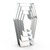 Halloween Coffin Cookie Cutter Set - 5", 4", 3", 2" - 4 Piece - Stainless Steel