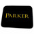 3dRose Parker common baby boy name in the USA. Yellow on black... - Dish Drying Mats (ddm-361740-1)