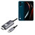 BoxWave Cable Compatible with BLU G52L - SmartDisplay Cable - USB Type-C to HDMI (6 ft), USB C/HDMI Cable for BLU G52L - Jet Black