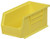 Akro-Mils 30224 Plastic Storage Stacking Hanging Akro Bin, 11-Inch by 4-Inch by 4-Inch, Yellow, Case of 12