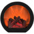 YWBL-WH LED Fireplace Lantern LED Desk Stove Decorative Lantern Touch Switch Simulation Fireplace Light