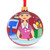 Cashier Glass Ball Christmas Ornament 3.25 Inches