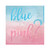 Amscan The Big Reveal Napkins - 6 1/2' x 6 1/2' | Blue & Pink | 16 Pcs.