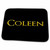 3dRose Coleen cool girl baby name in the USA. Yellow on black... - Dish Drying Mats (ddm-362411-1)