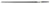 Crescent Nicholson 6" Round Bastard Cut without Handle - 21846NN