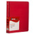 JAM PAPER Aluminium 1 inch Binders - Red Aluminum 3 Ring Binder - Sold Individually