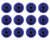 Beistle 55293-B 12-Piece Tissue Fans, 25-Inch