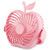 Chchmu USB Desk Fan Mini Desktop Table Fans Personal Quiet Fan with Strong Airflow Portable Cooling Fan with Head Adjustable for Home Bedroom Dormitory Office Table & Desktop, Pink