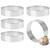 Pyatofyy 5Pcs Tart Ring, Perforated Tart Rings for Baking, 6cm Stainless Steel Round Cake Ring Mousse Rings for French Dessert, Small Fruit, Circle Tartlet Pyatofyy 5Pcs Tart Ring, Perforated Tart Rings for Baking, 6cm Stainless Steel Round Cake Ring Mousse Rings for French Dessert, Small Fruit, Circle Tartlet