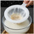 Kitchen Ultra-Fine Nylon Mesh Strainer 5.51 Inch, Plastic Sieve Fine Mesh with Handle Kitchen Tool For Soy Milk, Coffee, Milk, Yogurt, Juice,Tea Leaf Filter, Honey, Wine (400 mesh)