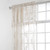 Stylemaster Home Products Carly Lace Panel with Attached Valance, 56 in x 84 in, Linen