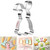Crethinkaty Easter Cookie Cutter-1 Pcs Bunny Shaped Stainless Steel Cookie Cutter,Rabbit Cookie Mold for Easter.