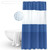 Niidder Shower Curtains, Fabric Shower Curtain Liner Splicing Blue Shower Stall Curtain with 12 Hooks for Home Hotel Shower Curtains for Bathroom Waterproof Bathroom Shower Curtain (72" X 78") Niidder Shower Curtains, Fabric Shower Curtain Liner Splicing Blue Shower Stall Curtain with 12 Hooks for Home Hotel Shower Curtains for Bathroom Waterproof Bathroom Shower Curtain (72" X 78")