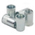 Angelakerry 50pcs M12 Rivet Nut Normal Head Steel Nutserts Blind Insert Rivnut Threaded Multi Blue White Zinc