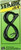 Hy-Ko PN-29/8 4" 3-D Black Plastic House Number 8