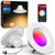 Lumary Recessed Lighting 5/6 Inch Retrofit, Smart LED Can Lights 13W 1100LM RGB Color Changing Recessed Light Baffle Trim Downlights Work with Alexa/Google Assistant/Siri