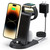 Charging Station for Apple Multiple Devices, RR SPORTS 3 in 1 Fast Charging Stand Dock for iPhone 14 Pro Max/13/12/11/X/8 Plus,AirPods,Wireless Charger for iWatch 8/Ultra/7/6/SE/5/4/3/2(with Adapter)