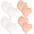 Heel Cups, Silicone Heel Protectors, Gel Heel Cushion for Plantar Fasciitis, Heel Pads Great for Heel Pain Relief, Heel Pain and Cracked Heels Relief for Men & Women