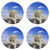 White Lion Plug in LED Automatic Light for Bedroom, Hallway and Kitchen, Pack 4