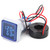 BAITHNA(Blue) LED Display Voltmeter - Voltage Tester Current Detector Square 22mm - Dual Display Panel Voltmeter Ammeter AC 50-500V 0-100A Meter Indicator
