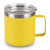 TAHOE TRAILS 12 oz Insulated Stainless Steel Coffee Mug, Vacuum Insulated Double Wall Travel Cup with Lid and Handle, Yellow