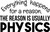 Everything Happens for A Reason Usually Physics Funny Wall Decals for Walls Peel and Stick Wall Art murals Black Medium 18 Inch