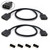 ARGB Extension Cable, 1-to-1 Female to Female ARGB Splitter Cable 5V 3 Pin Addressable RGB Extension Cable ARGB LED Sync Cable for Extend PC Computer ARGB Fans Or ARGB LED Series, 11.8in (2 Pack)