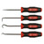 Mayhew Tools 13090 ProGrip 4-Piece Miniature Pick Set, Black Oxide