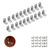 20 Pcs L Bracket Corner Brace| Stainless Steel Shelf Bracket | Right Angle Brackets for Shelves| Small Metal Corner Bracket for Wood Furniture Bedframe Cabinet Drawer Chair Cabinet, with 40 Pcs Screws