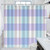 COVOME Country Buffalo Check Plaid Shower Curtains Polyester Fabric Shower Curtain Set with Hooks for Hotels Bathtubs Bathroom Shower Curtain Machine Washable 72x72 Inch