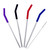 DUIERA Stainless Steel Straws with Silicone Tips Eco Friendly Drinking Straws Reusable Metal Straws 4 Pack 10" Ultra Long Straws with 1 Cleaning Brush