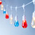 Lights4fun, Inc. 13.5ft 15 Red, White & Blue LED Bulb Indoor & Outdoor String Lights