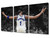 Basketball Player Pictures Sports Paintings 3 Panel Canvas Wall Art The Back of Tracy McGrady Wearing The No. 1 Jersey Artwok Home Decor for Living Room Giclee Framed Ready to Hang, 36"Wx24"H