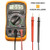 Digital Multimeter LCD Backlight Display Voltmeter Amp meter AC/DC/OHM Volt Current Tester With Lead Set