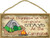 What Happens At the Campsite Stays At the Campsite Tent Camp Sign Plaque Camping Decor 5"x10"