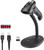 NetumScan Bluetooth Barcode Scanner with Stand, 3-in-1 Handheld Automatic 1D Barcode Reader CCD Bar Code Scanner for Computer, Tablet, iPhone, iPad, Android (Bluetooth)