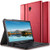 Luibor Samsung Galaxy Tab S4 10.5 Keyboard Case Front Prop Stand Case with Removable Wireless Keyboard & Pencil Slot for Galaxy Tab S4 10.5 SM-T830 (Wi-Fi) & SM-T835 (4G LTE) Tablet (Red)