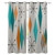 Edwiinsa Vintage Middle Century Diamond Design Kitchen Blackout Curtains Window Drapes Treatment, 2 Panels Set for Kitchen Cafe Office, 80W x 63L inch