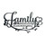 Oppro Family Sign Black Metal Wall Art Decor, Family Where Life Begins Love Never Ends Wrought Iron Wall Decorations, Hanging Family Signs Home Wall Decor for Living Room Bedroom Dining Room Kitchen Oppro Family Sign Black Metal Wall Art Decor, Family Where Life Begins Love Never Ends Wrought Iron Wall Decorations, Hanging Family Signs Home Wall Decor for Living Room Bedroom Dining Room Kitchen