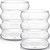 2 Pcs Glass Cup Cocktail Glass Creative Martini Glass Cup Glass Drink Cup Glass Goblet Clear Drink Cup for Juice Beer Wine Champagne Cocktail Home Kitchen Bar Party (Wave)