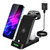 3 in 1 Charging Station for iPhone Multiple Devices, Wireless Charging Dock Stand Compatible with Apple Watch Series 8 7 6 SE 5 4 3 2 & iPhone 14 13 12 11 Pro Max Xs XR 8 7 Plus Airpods with Adapter