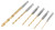 Performance Tool W8692 Hex Shank Drill Bit Set, 6 Piece
