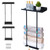 TUTULOO Towel Racks for Bathroom Wall Mounted, Bathroom Towel Holder for Bathroom Wall Mounted, Wall Towel Rack for Rolled Towels Storage for Bathroom Towel Rack with Shelf (Adjustable Size)