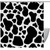 VAPOKF Shower Curtain for Bathroom Decor, Cow Skin Pattern Waterproof Polyester Fabric Bath Curtain Set with 12 Hooks - 60x72 Inches