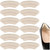 Heel Inserts Grips for Women Men Shoes, 6 Pairs Heel Pads Liners for Shoes That are Too Big, Beige Comfort Heel Pads to Make Shoes Tighter, Heel Cushions Cups for Loose Shoes Heel Pain Heel Blister